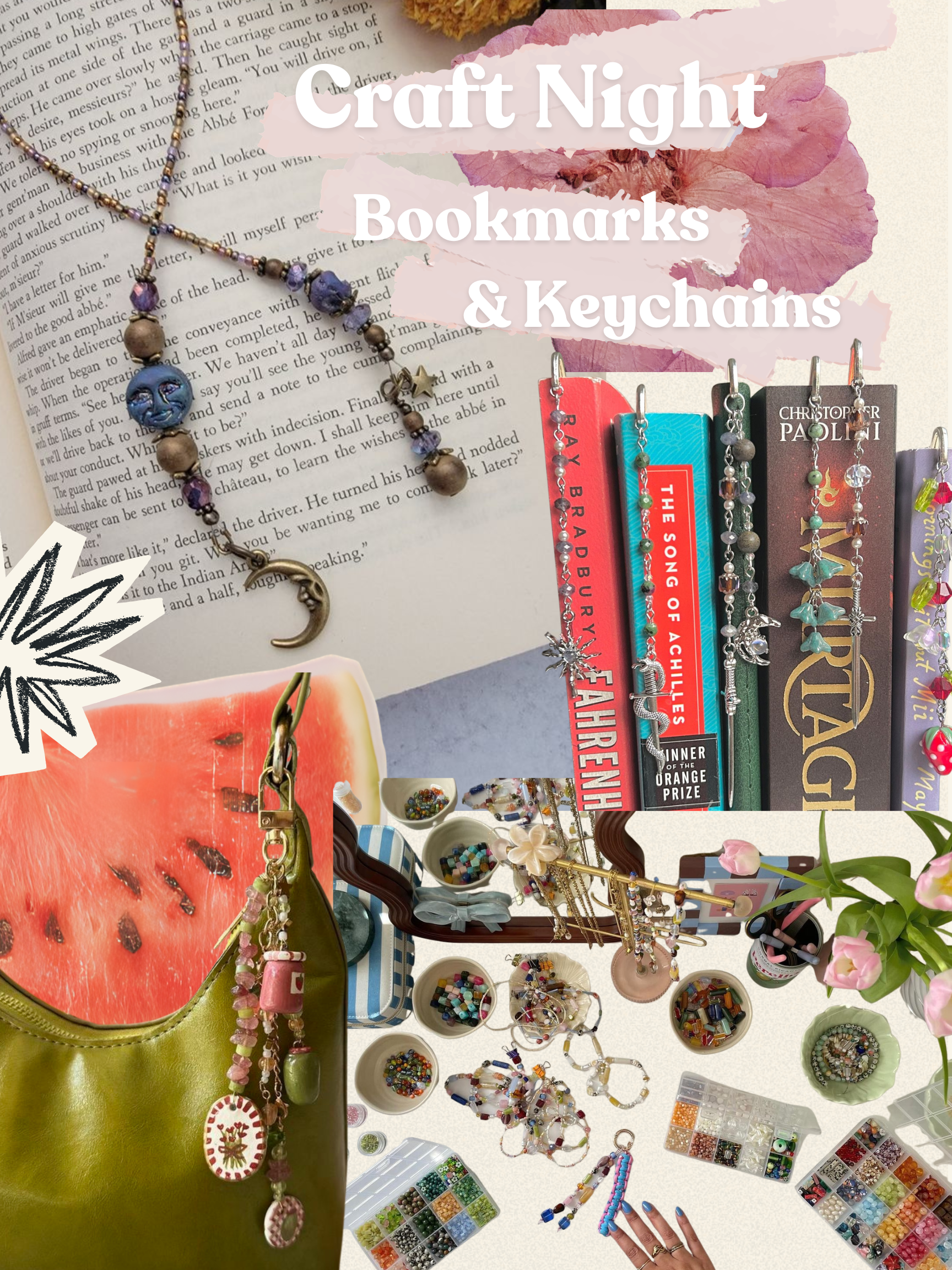 Craft Night - Bookmarks & Keychains