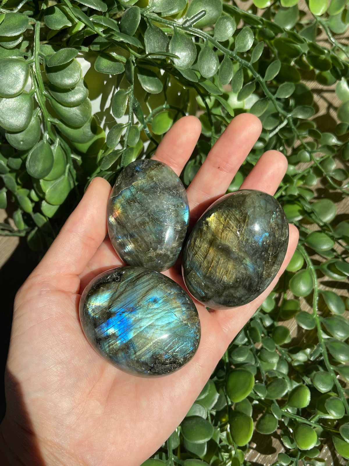 Labradorite Palm Stones