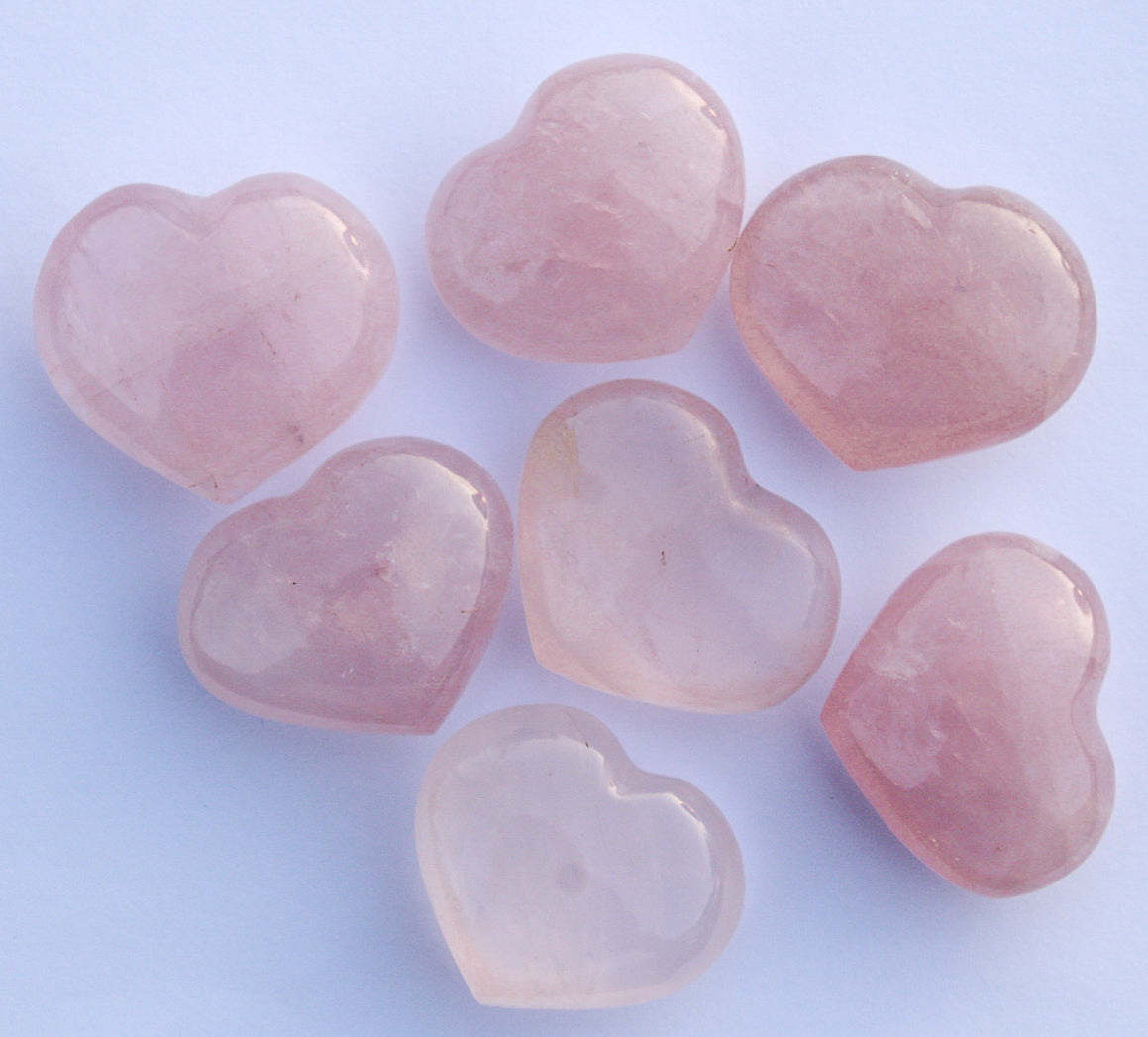 Rose Quartz Hearts