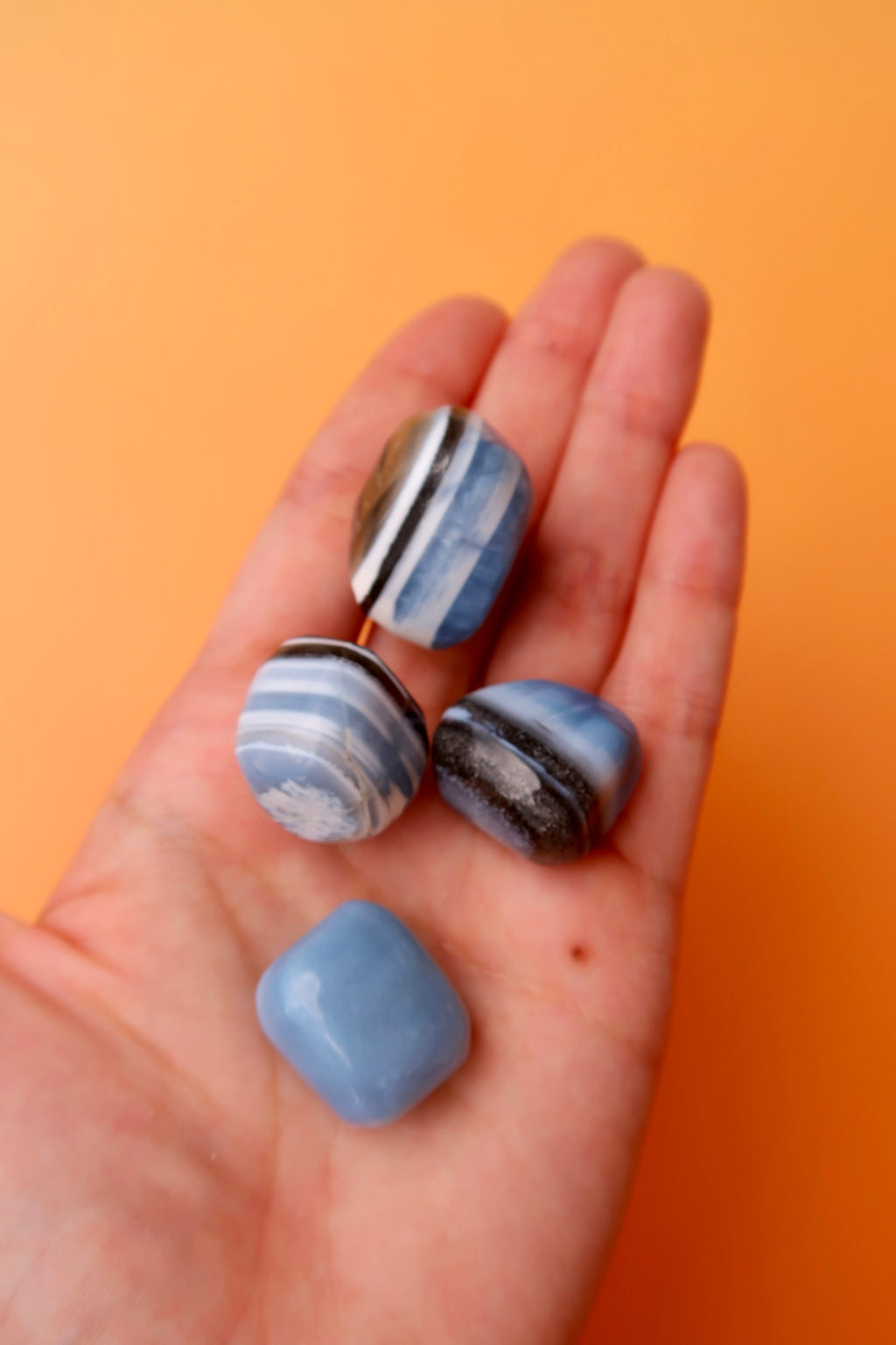 Owyhee Blue Opal Tumbles