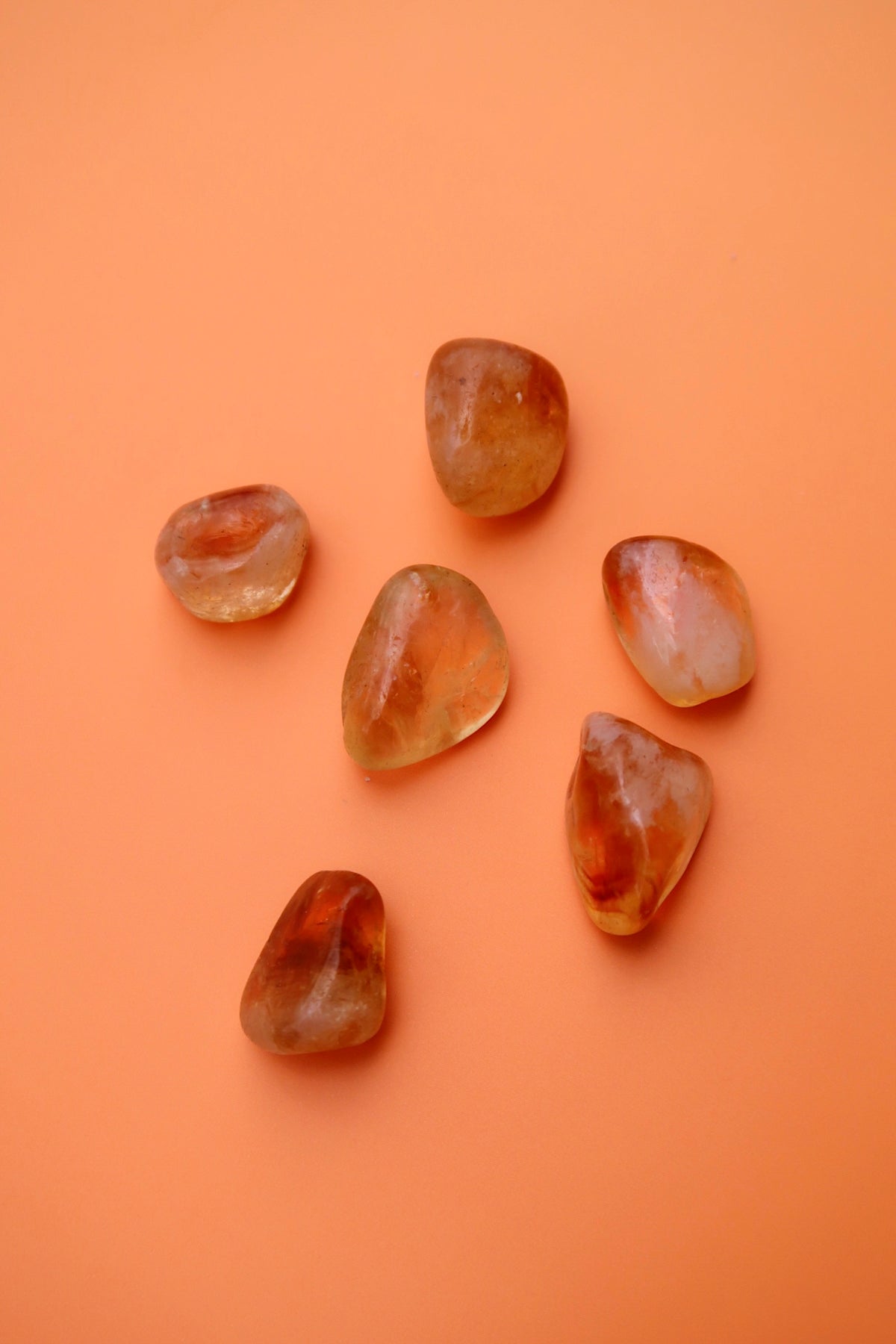 Mini Citrine Tumbles