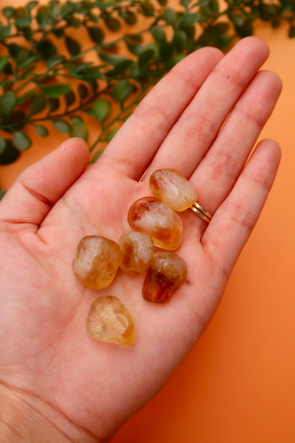 Mini Citrine Tumbles