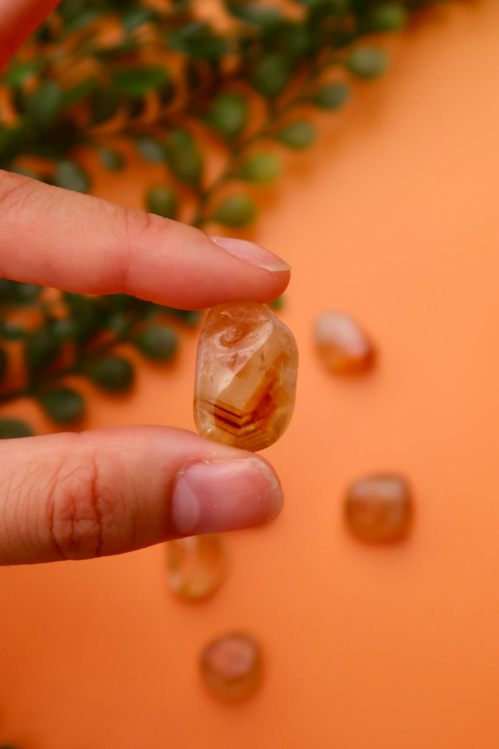 Mini Citrine Tumbles