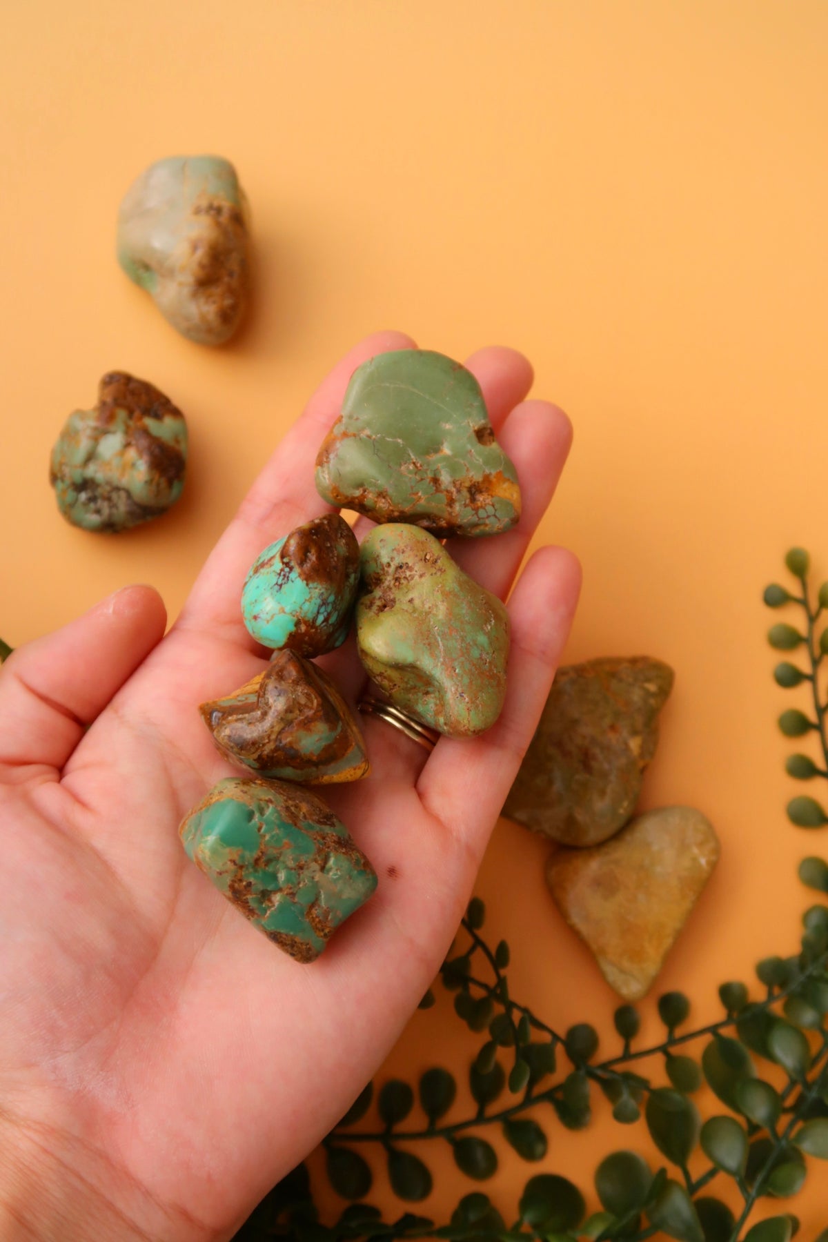 Turquoise Tumbles