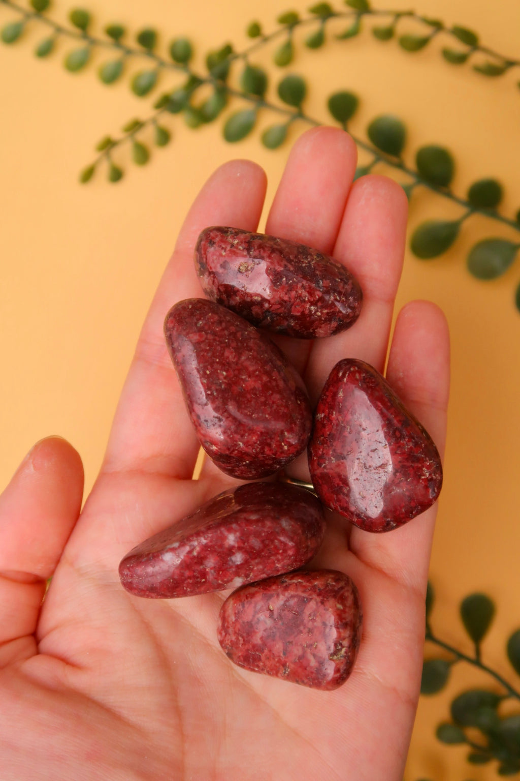 Red Wine Quartz Tumbles