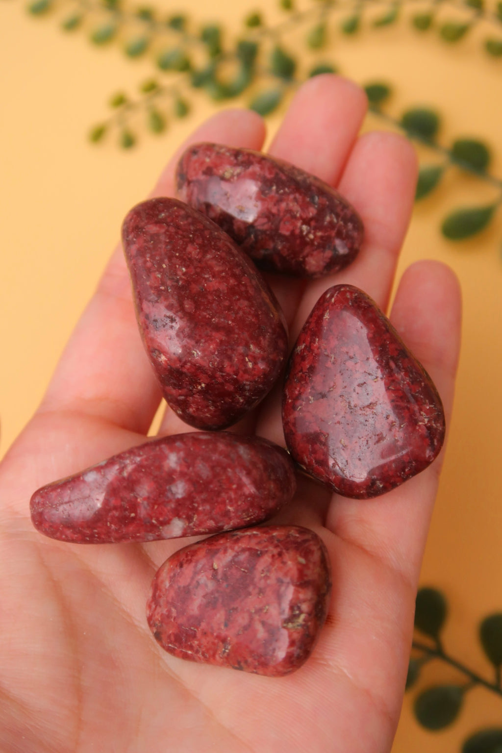 Red Wine Quartz Tumbles