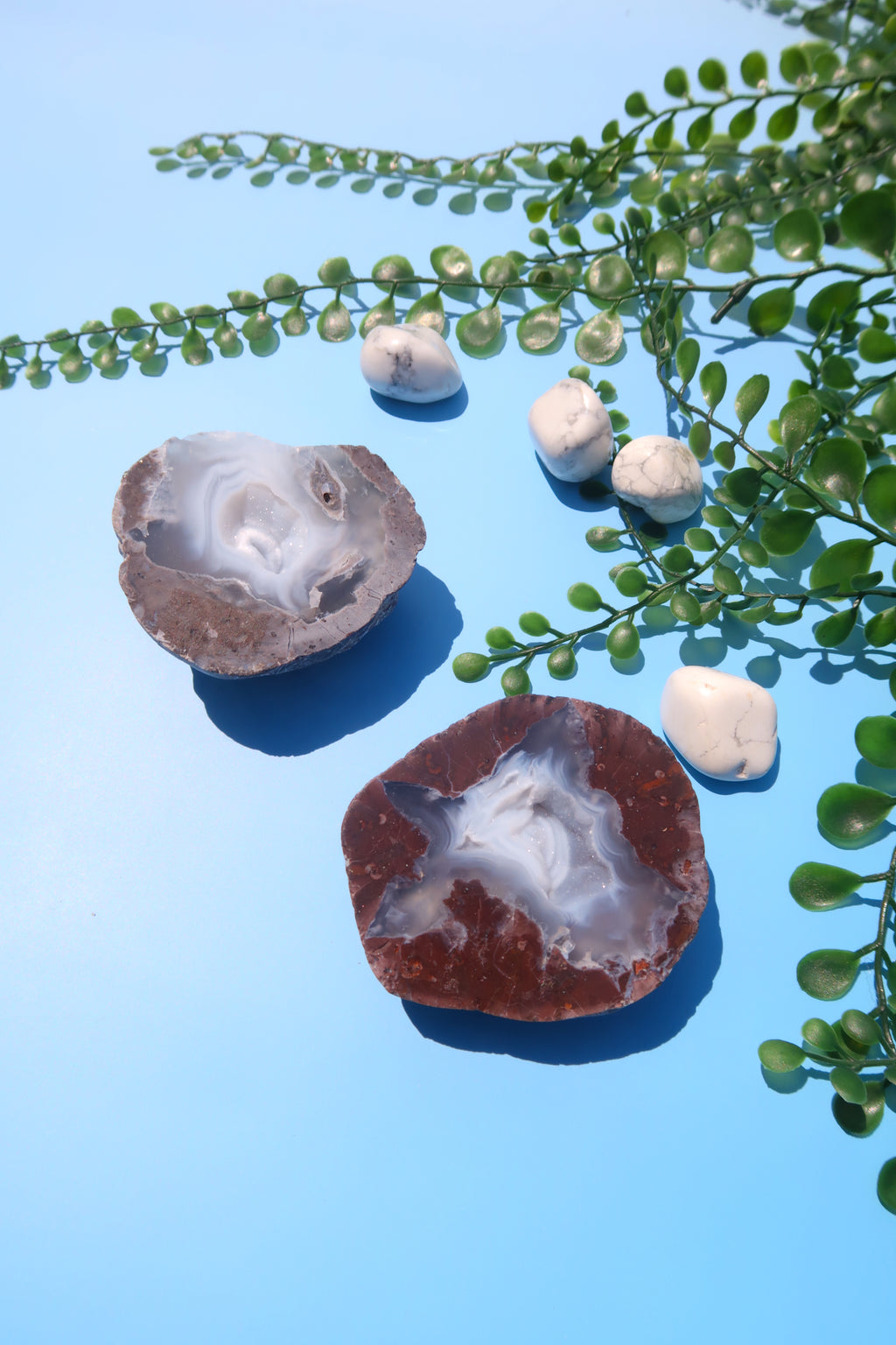 Druzy Mist Thunder Egg Specimen
