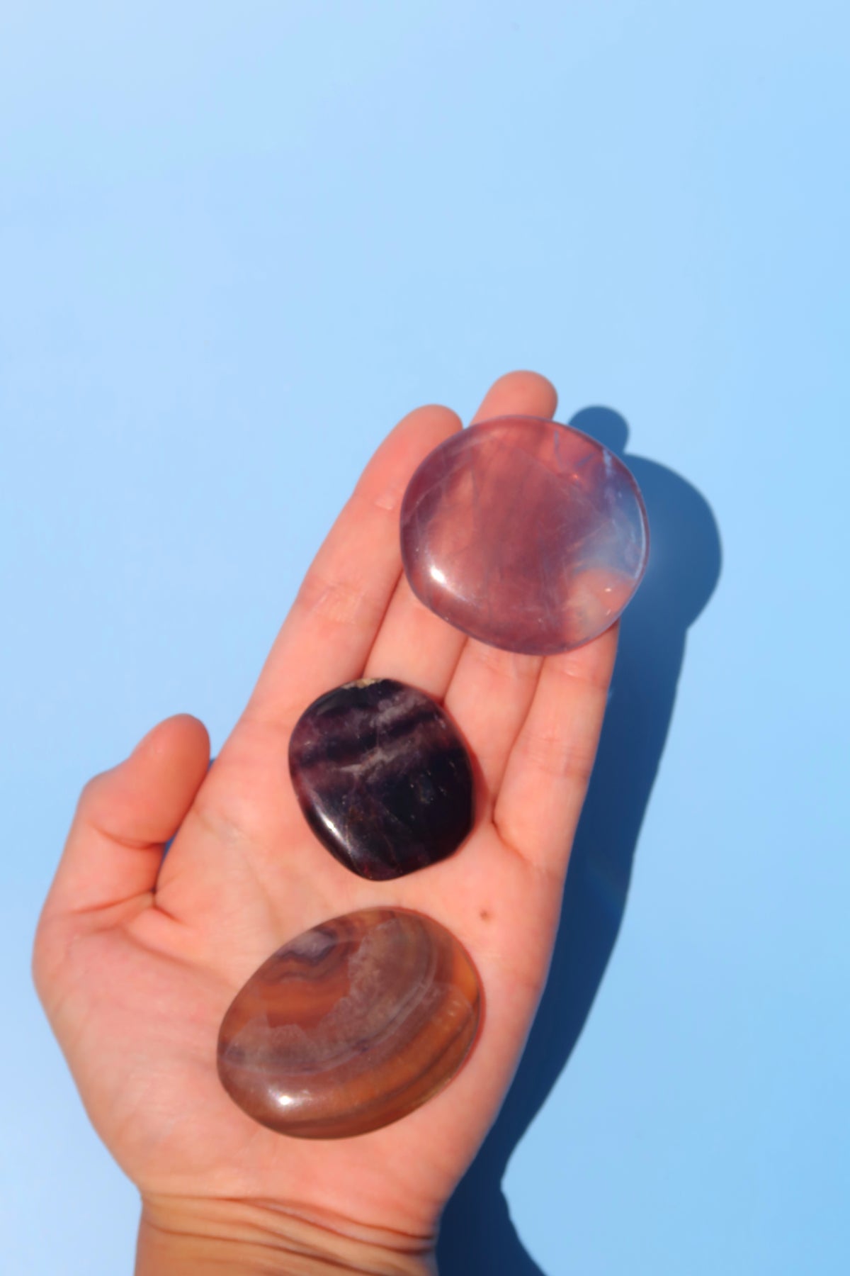 Fluorite Flat Stones