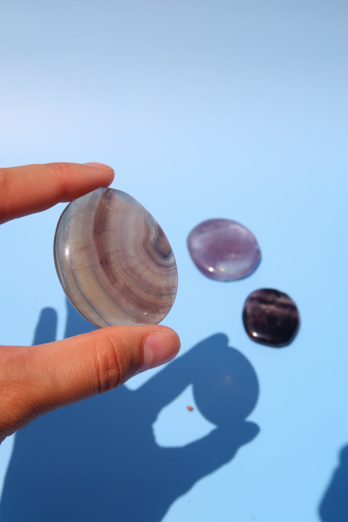 Fluorite Flat Stones