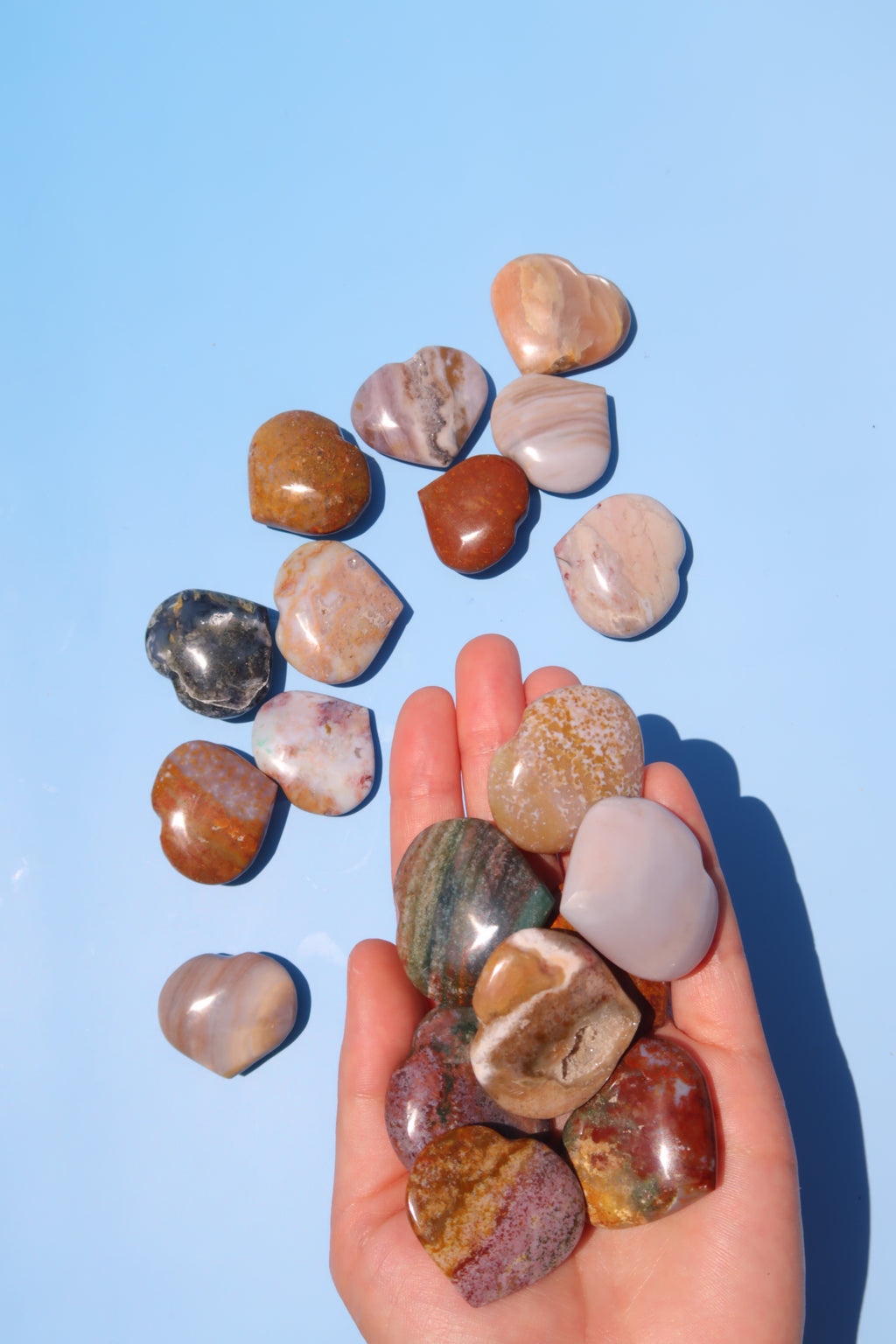 Fancy Jasper Hearts