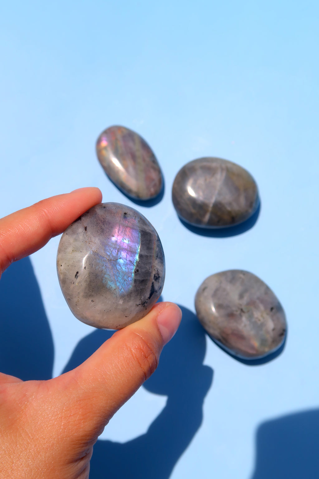 Sunset Labradorite Mini Palm Stones