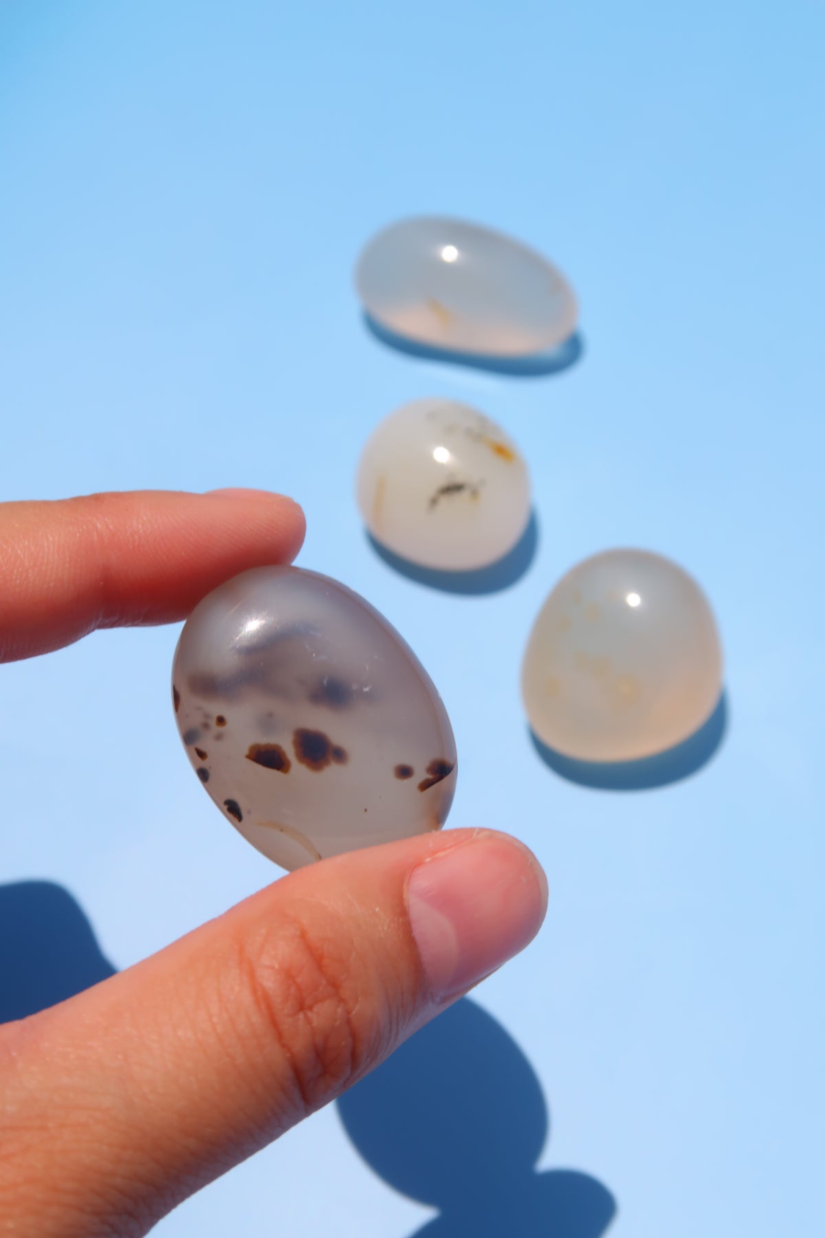 Dendritic Agate Tumbles