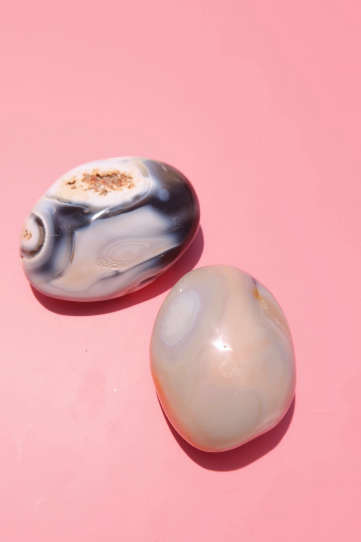 Orca Agate Palmstones
