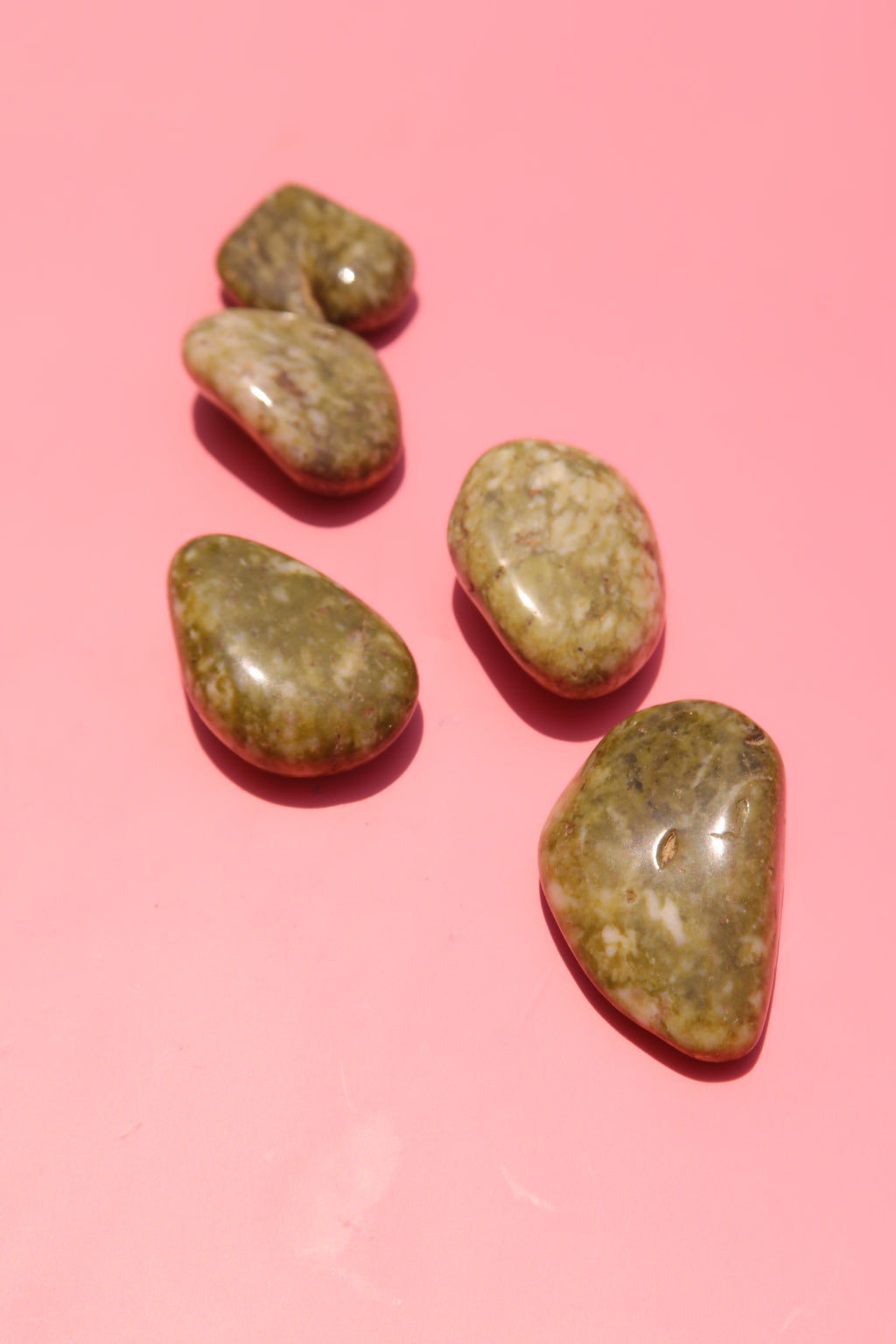 Snowflake Epidote Tumbles