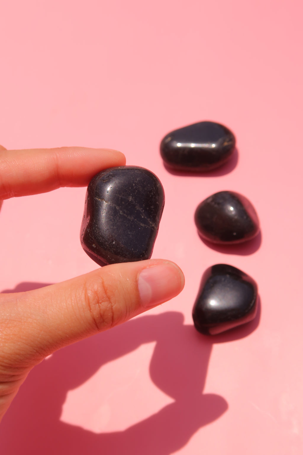 Black Tourmaline Tumbles