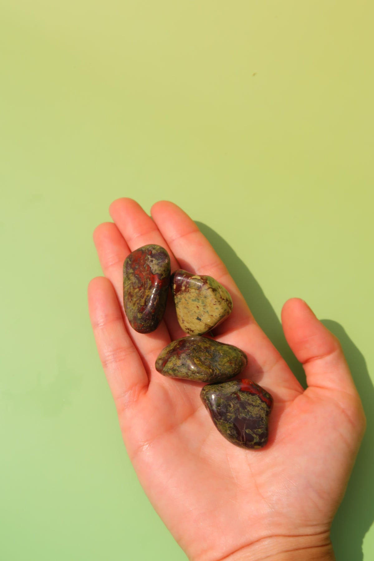 Dragon's Blood Jasper Tumbles
