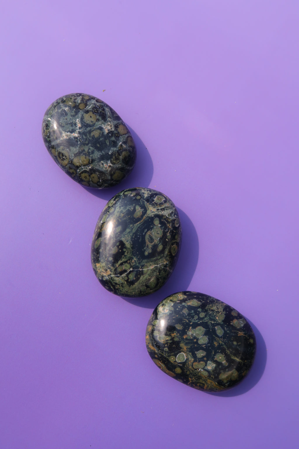 Kambaba Jasper Palm Stones
