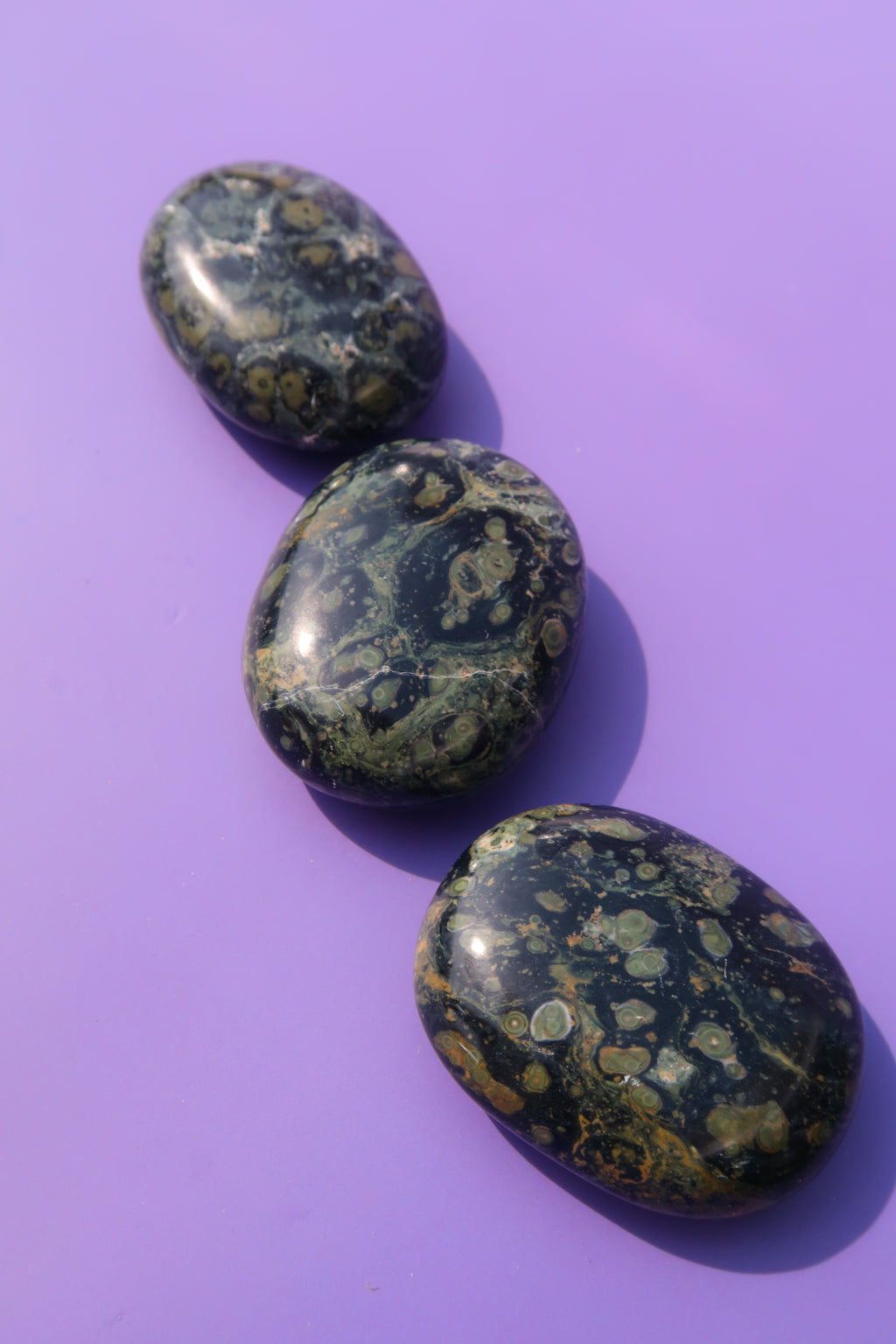 Kambaba Jasper Palm Stones