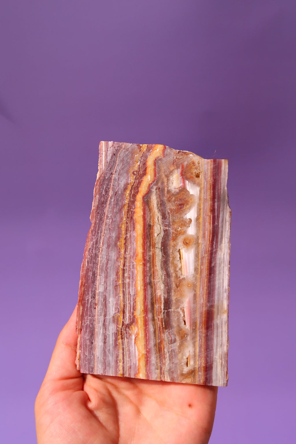 Bacon Opal Polished Stone Slab
