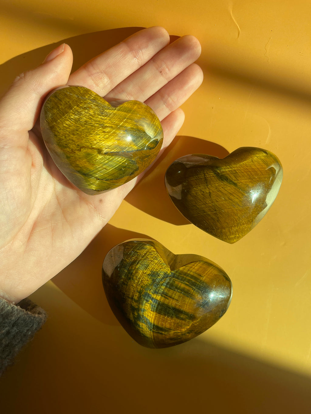 Tiger Eye Heart