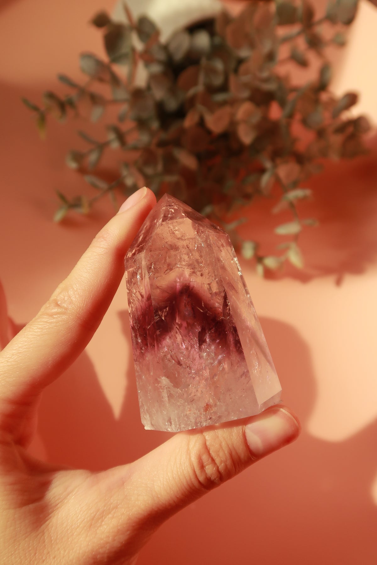 AAA Grade Phantom Amethyst Tower