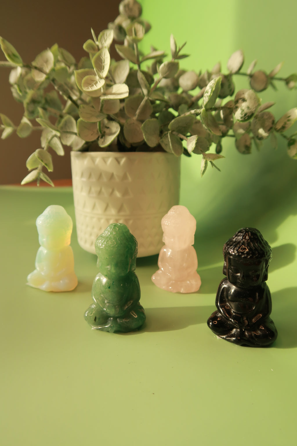 Carved Buddha Crystals