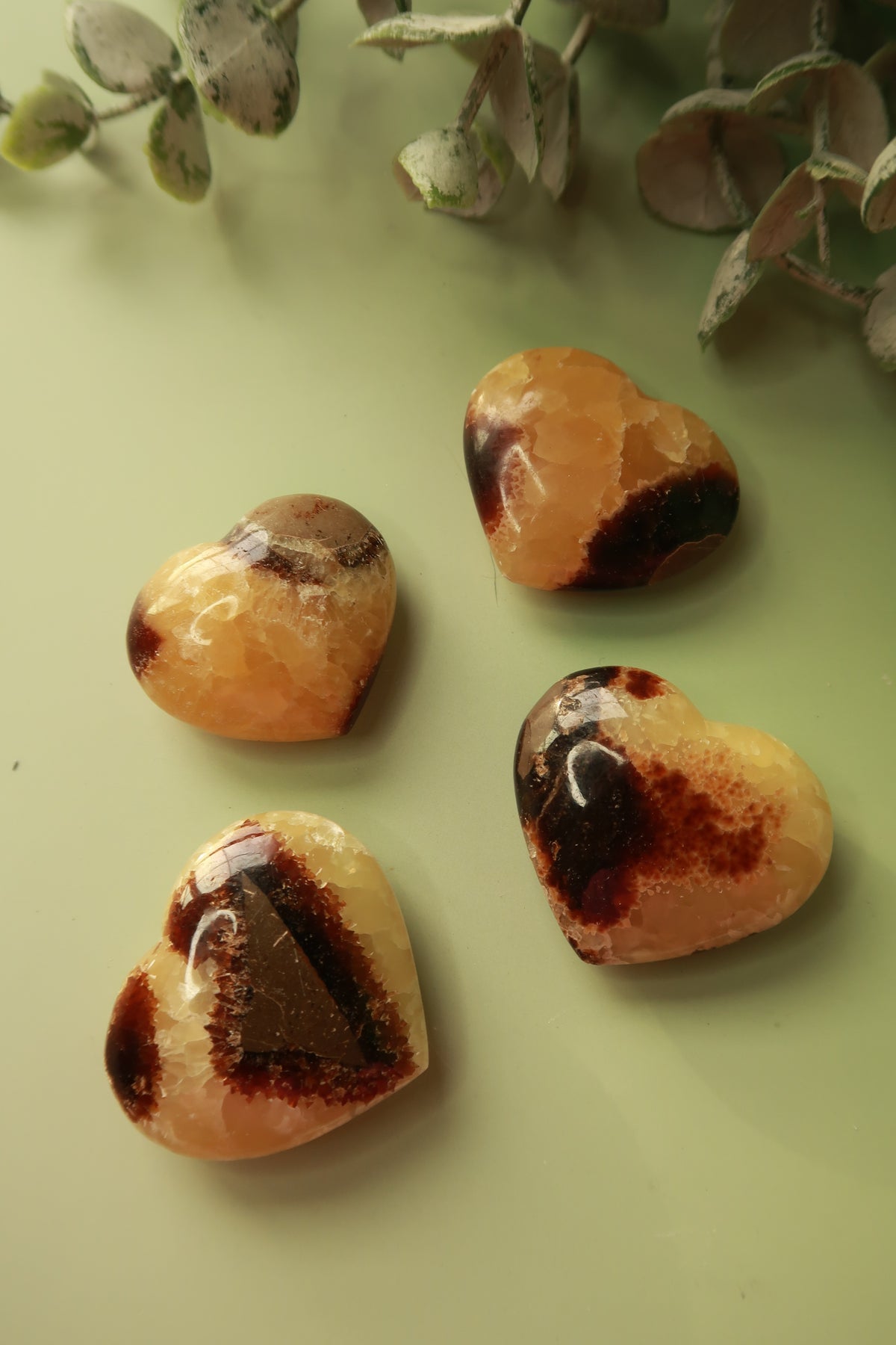 Septarian Stone Hearts