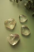 Clear Quartz Hearts