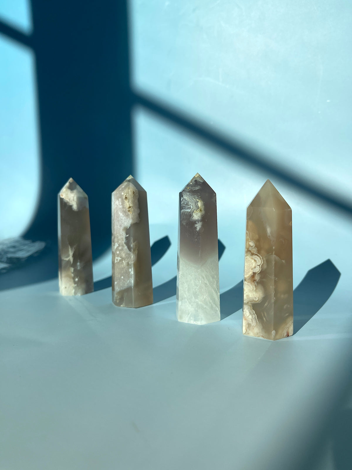 Flower Blossom Agate Tower