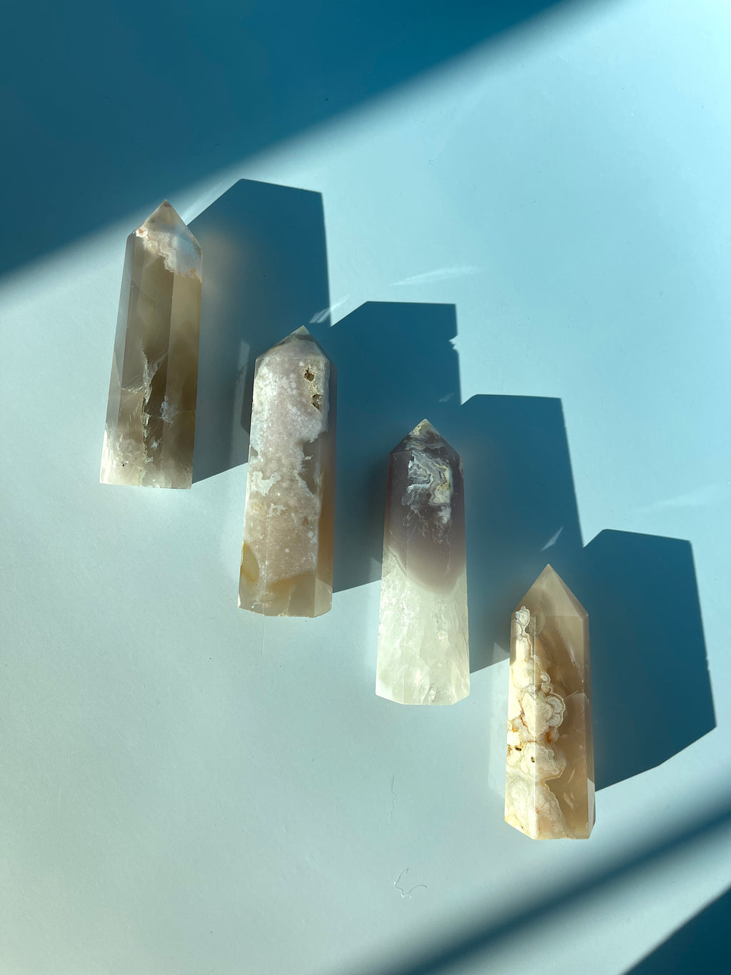 Flower Blossom Agate Tower