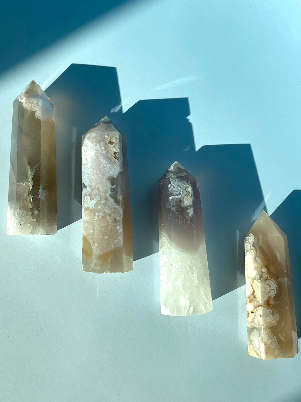 Flower Blossom Agate Tower