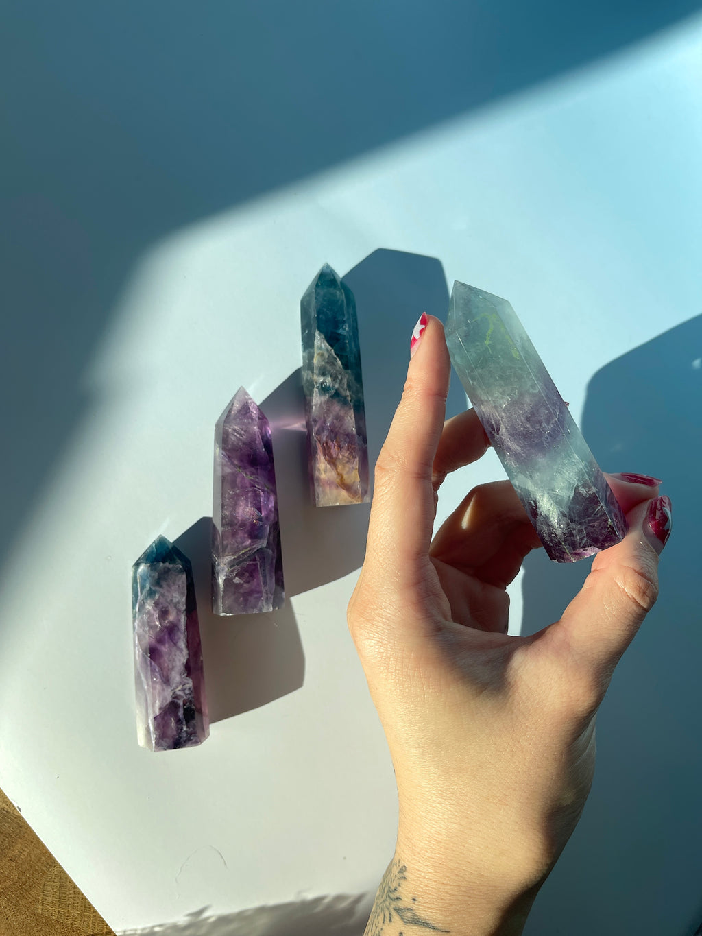 Rainbow Fluorite Tower