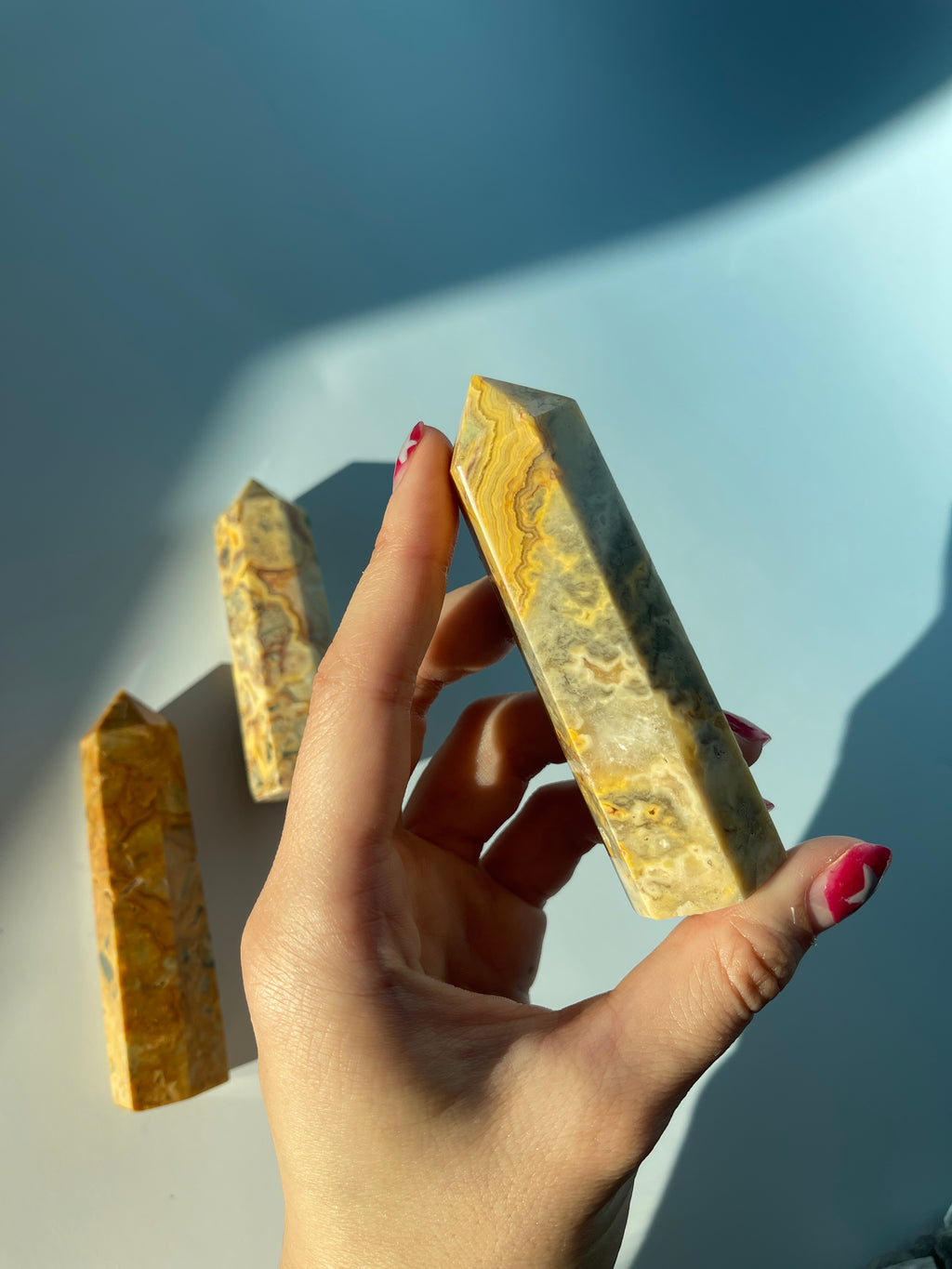 Crazy Lace Agate Tower