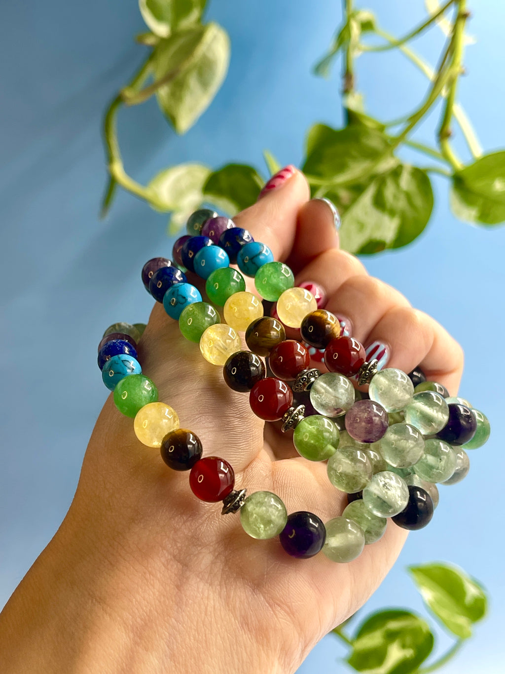Fluorite Chakra Bracelet