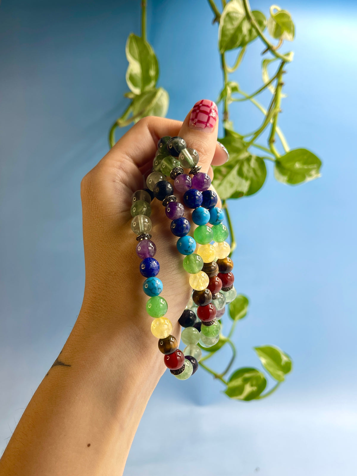 Fluorite Chakra Bracelet