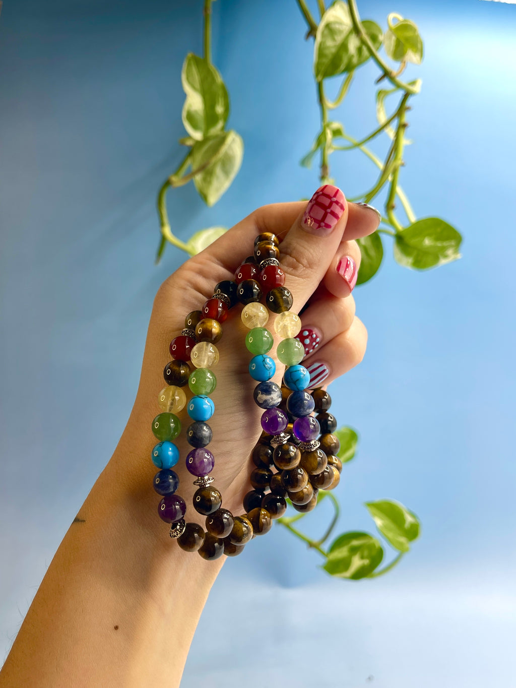 Tiger Eye Chakra Bracelet
