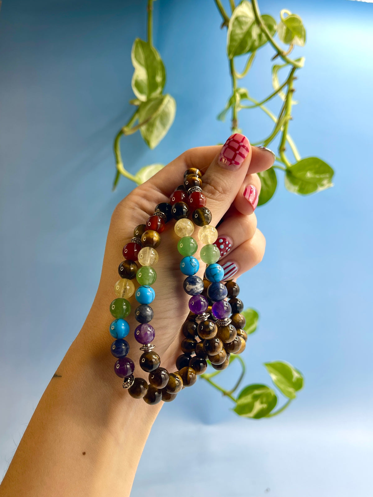 Tiger Eye Chakra Bracelet