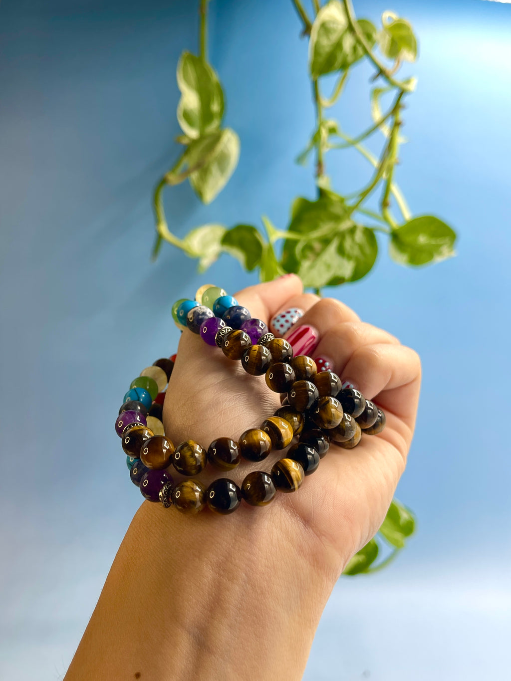 Tiger Eye Chakra Bracelet