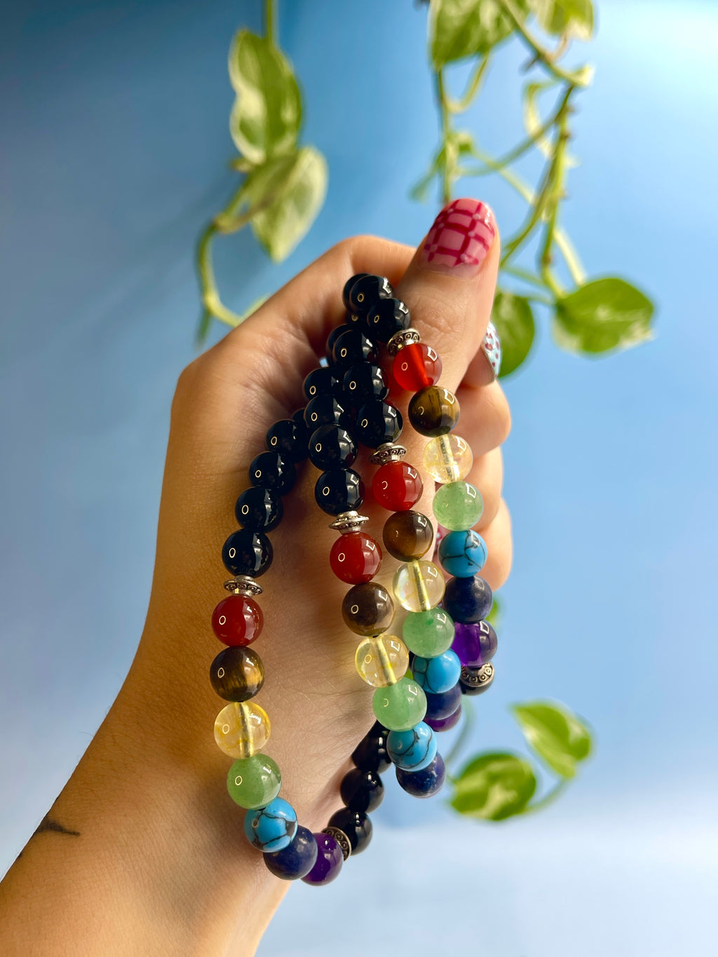 Black Onyx Chakra Bracelet