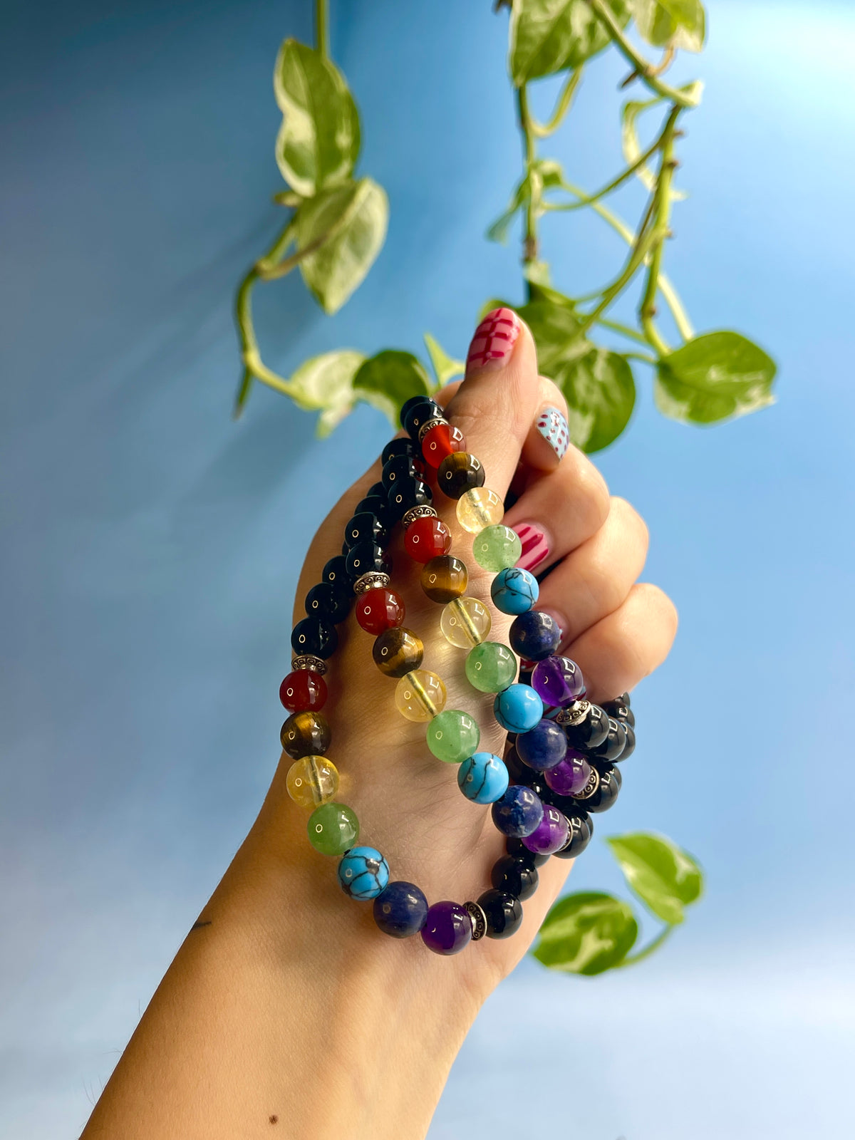 Black Onyx Chakra Bracelet