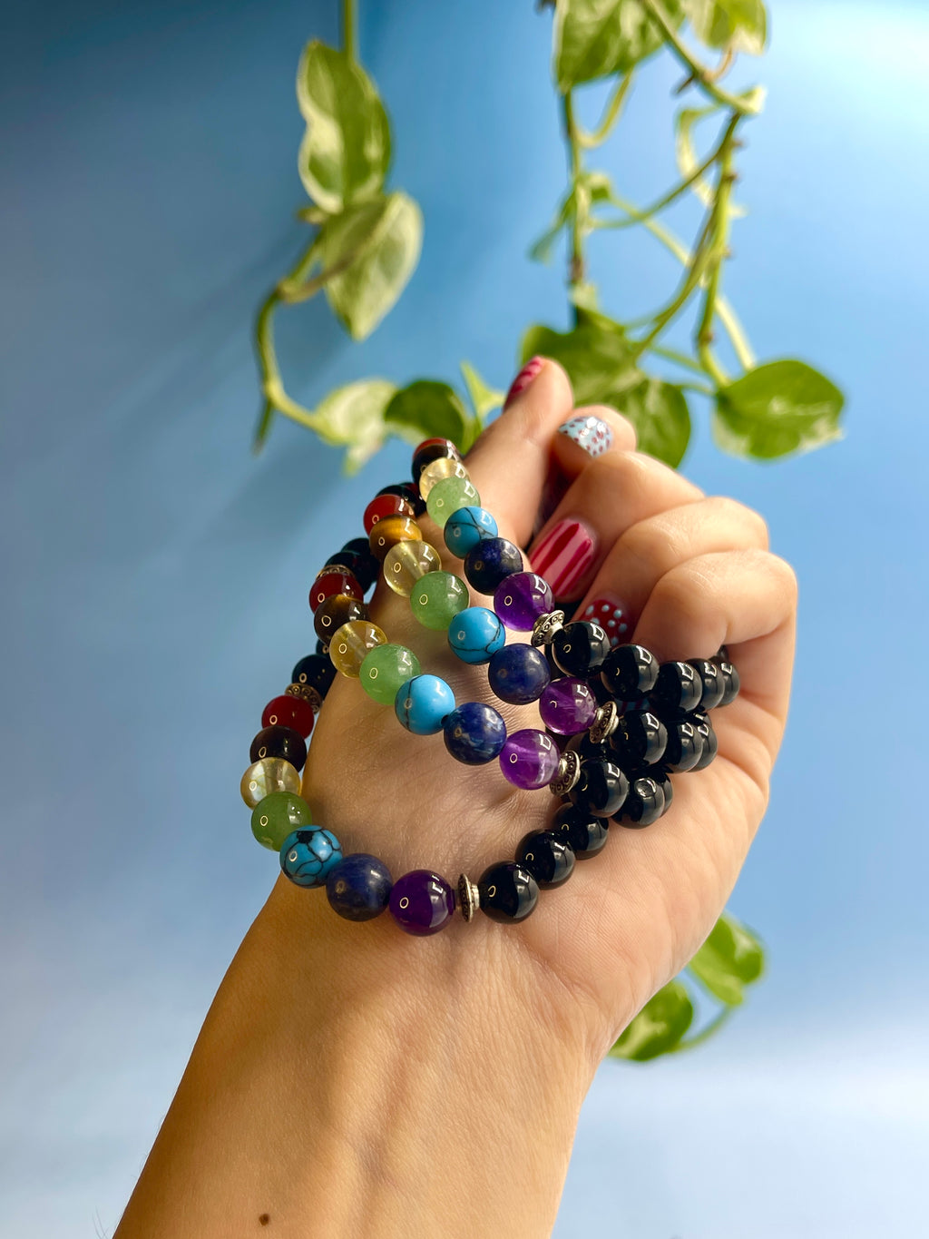 Black Onyx Chakra Bracelet