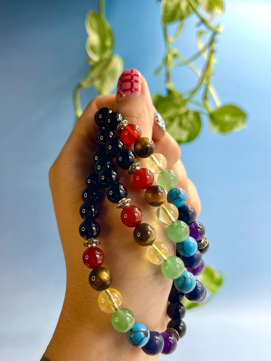 Black Onyx Chakra Bracelet