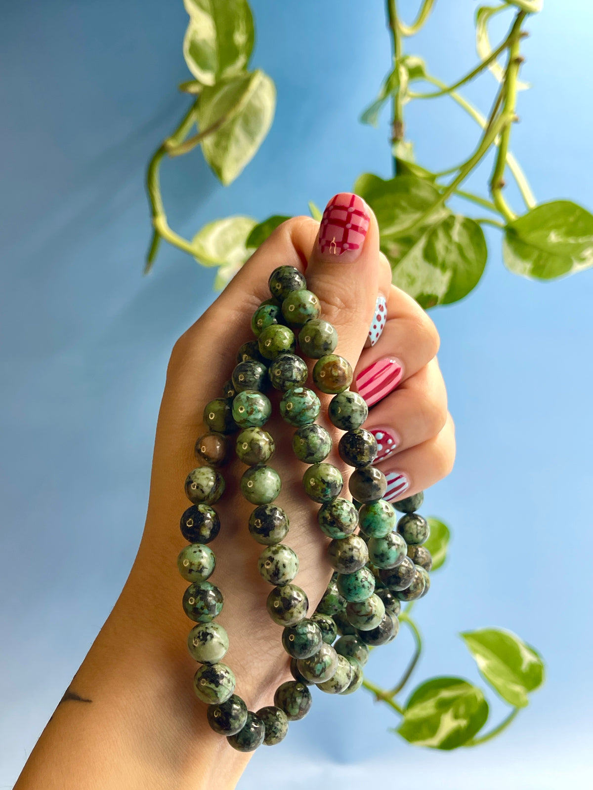 African Turquoise Bracelet