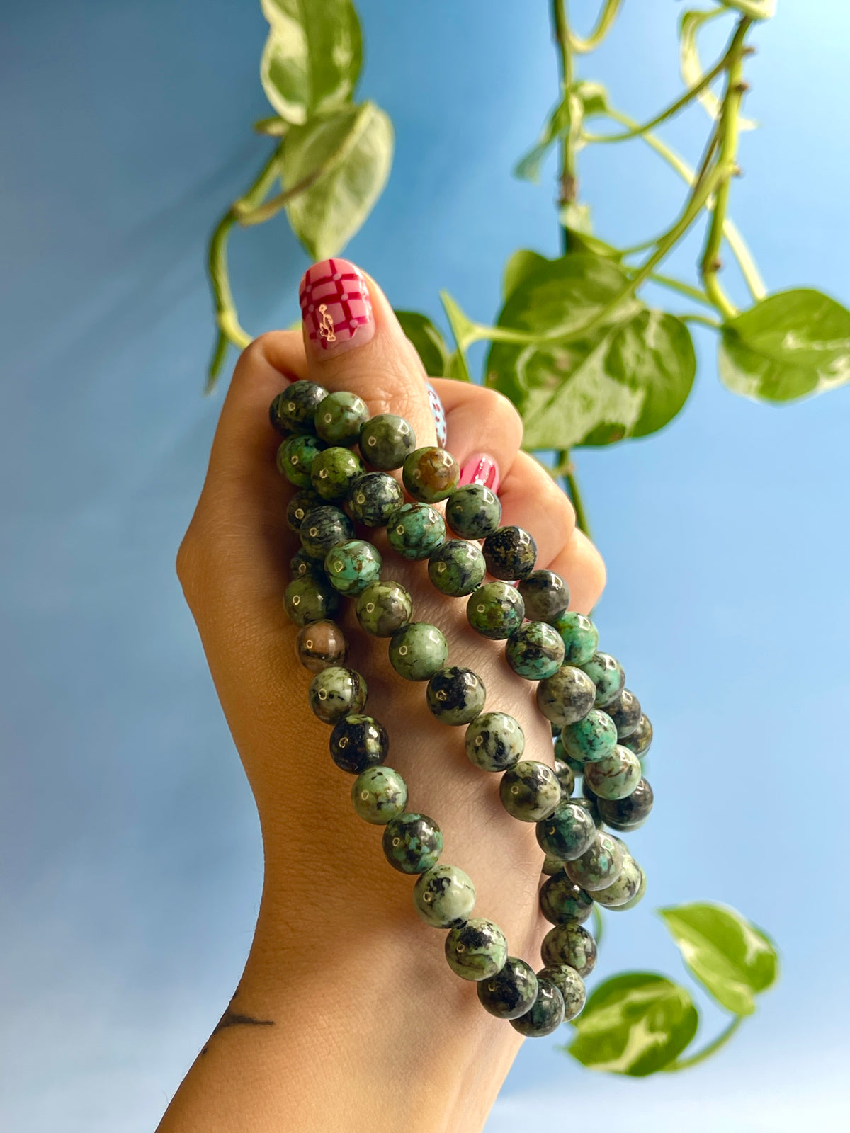African Turquoise Bracelet