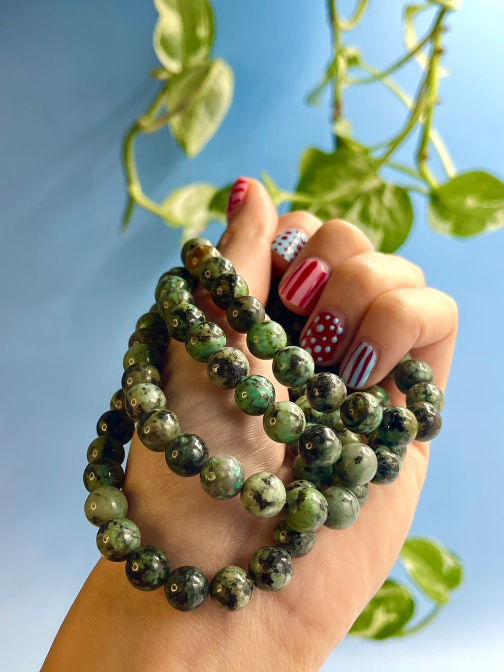 African Turquoise Bracelet