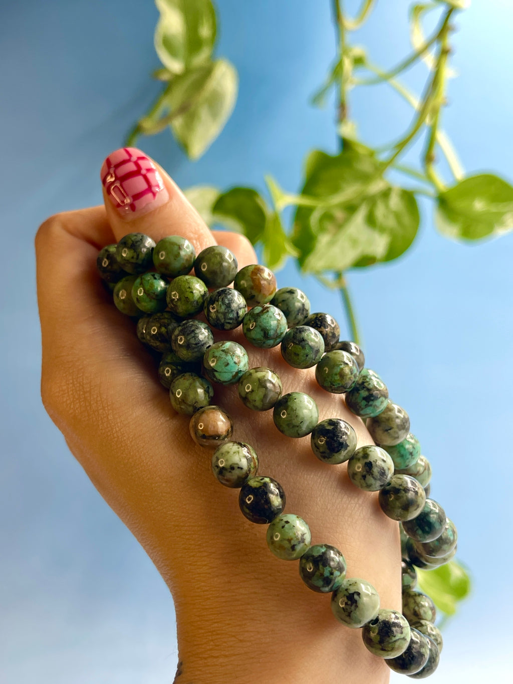 African Turquoise Bracelet