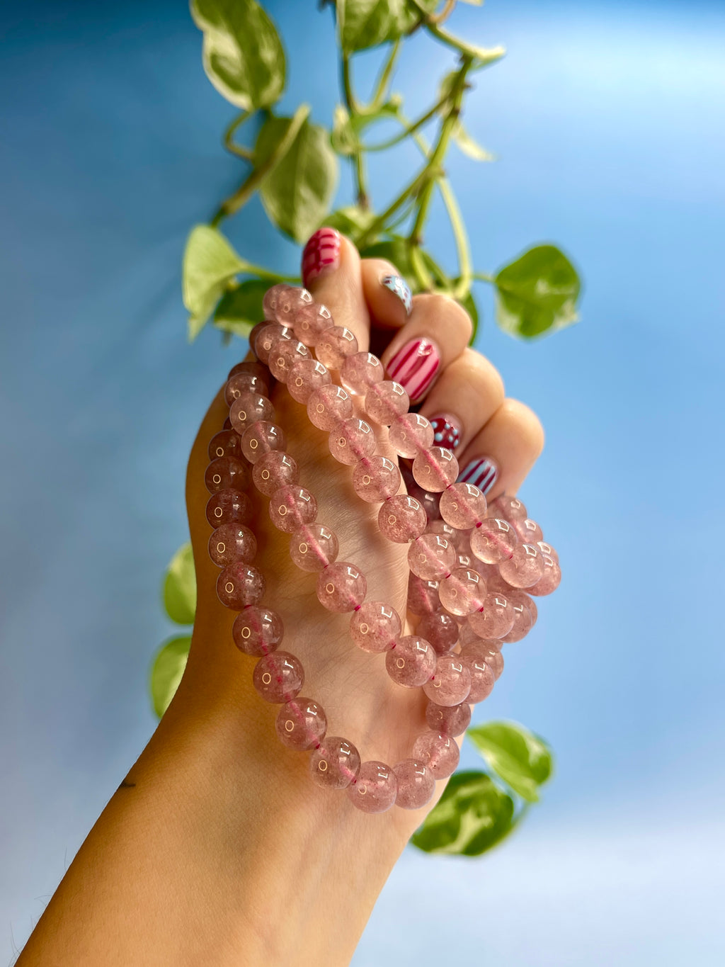 Strawberry Quartz Bracelet