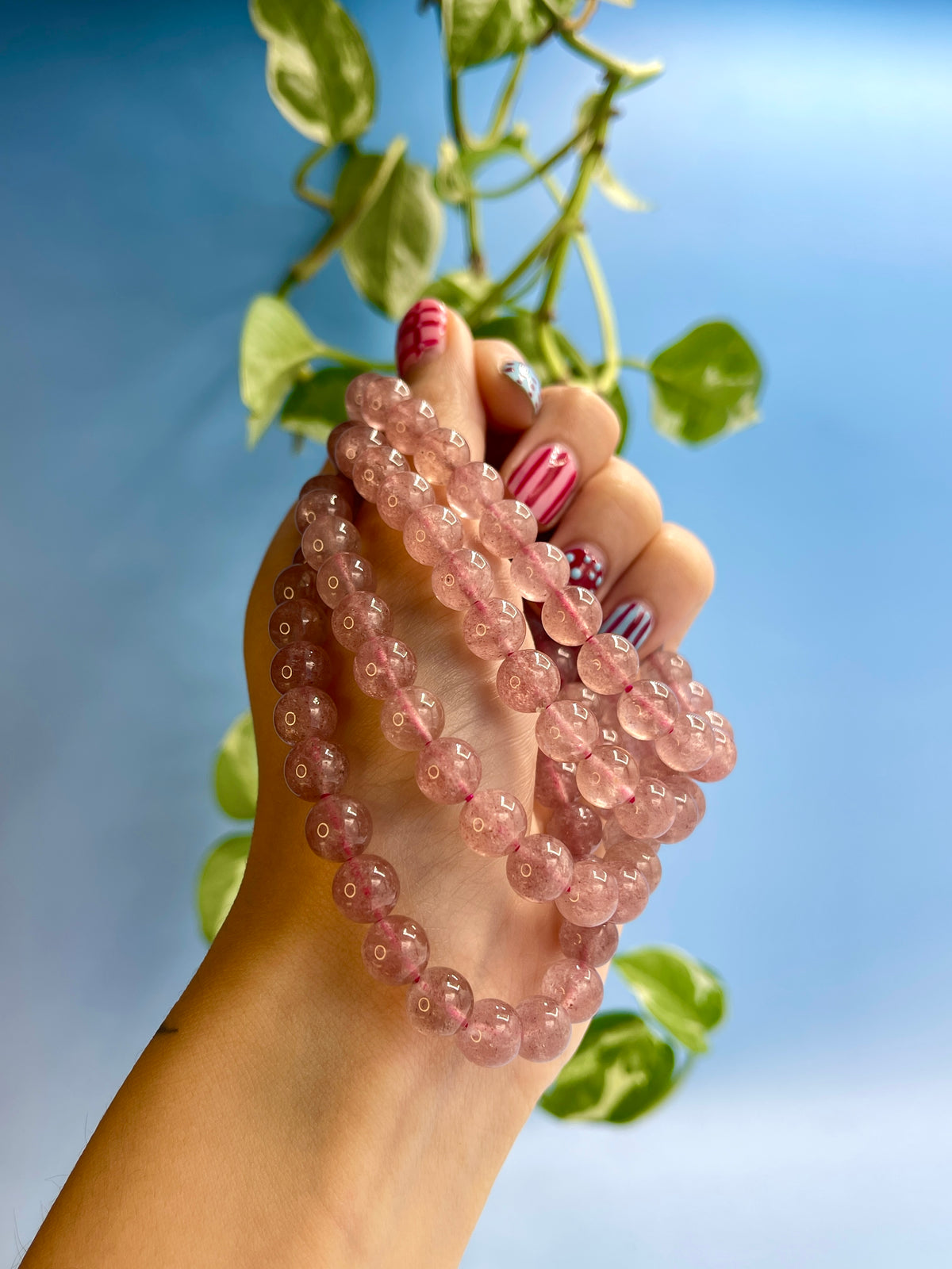 Strawberry Quartz Bracelet