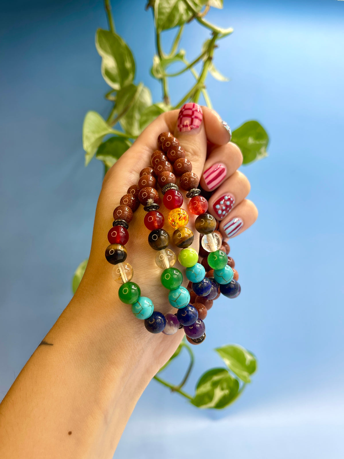 Goldstone Chakra Bracelet