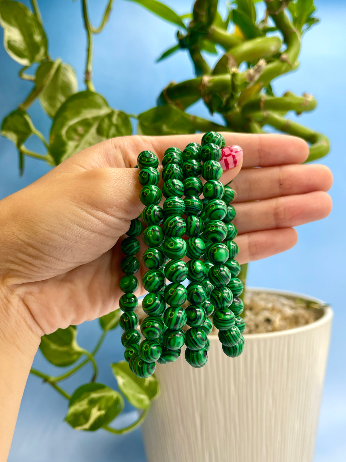 Faux Malachite Bracelet